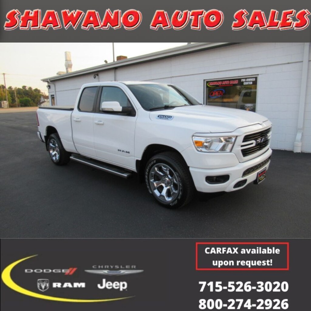 Used 2019 Ram AllNew 1500 Big Horn/Lone Star For Sale Shawano WI