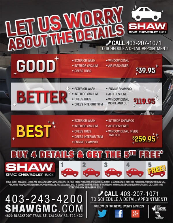 Shaw Gmc Calgary >> Vehicle Specials Shaw Gmc Chevrolet Buick Inc Shaw Gmc Calgary >> Vehicle Specials Shaw Gmc Chevrolet Buick Inc