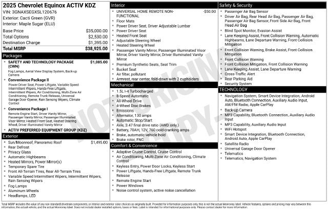 2025 Chevrolet Equinox ACTIV - Photo 6