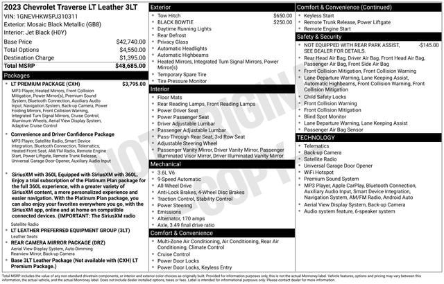 2023 Chevrolet Traverse 3LT - Photo 6
