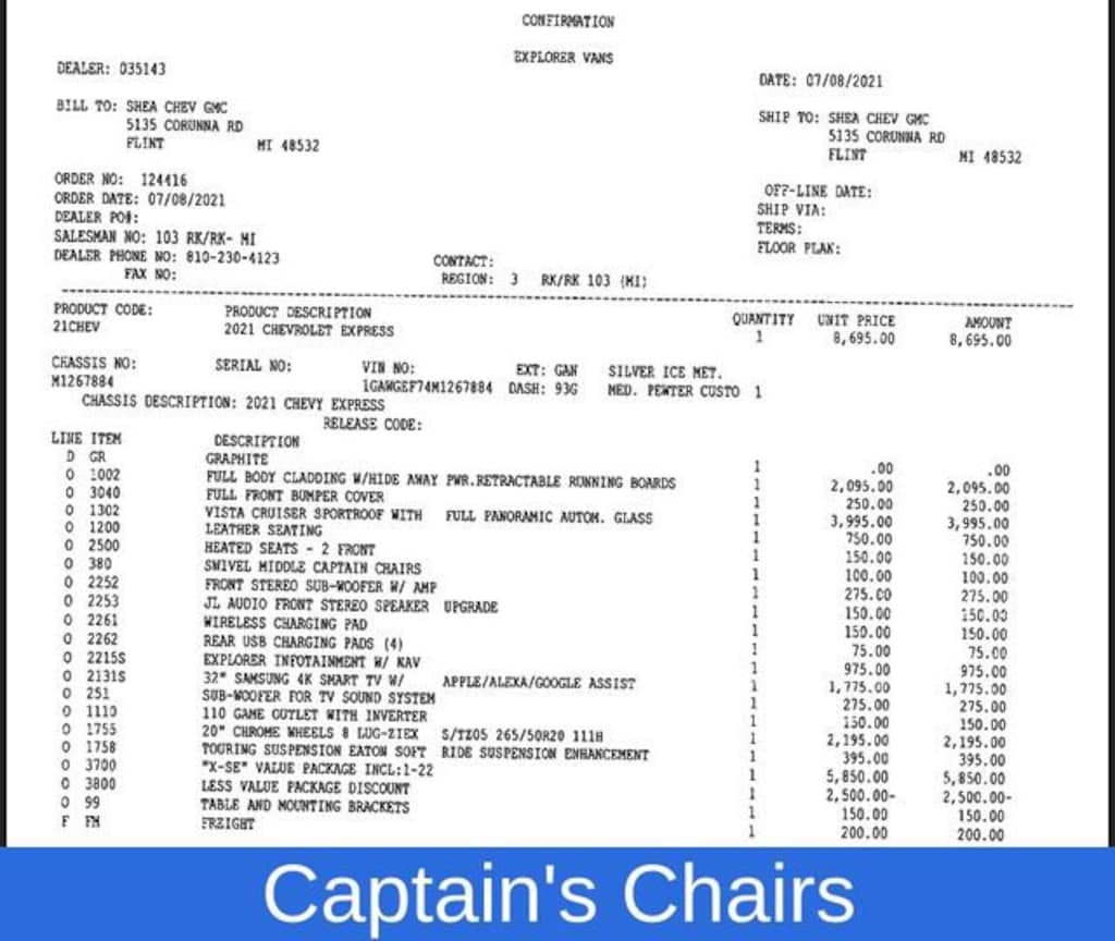 Used 2021 Chevrolet Express Passenger 2500 1LS Van