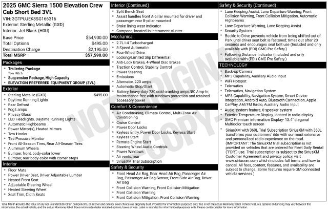 2025 GMC Sierra 1500 Elevation - Photo 6