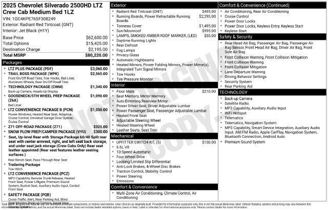 2025 Chevrolet Silverado 2500HD LTZ - Photo 6