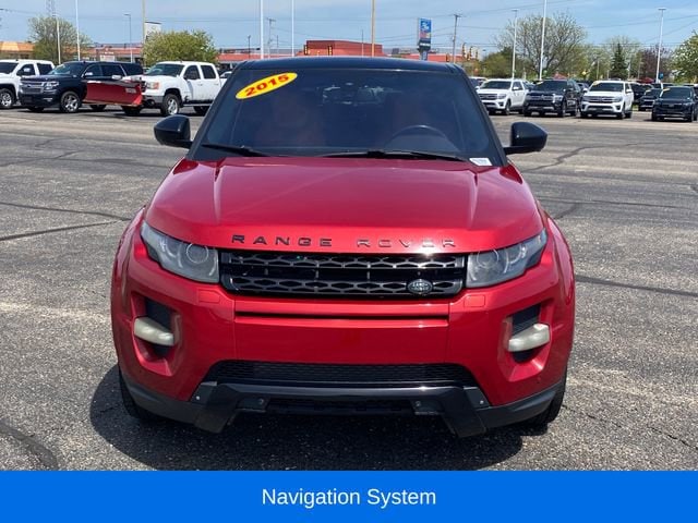 Used 2015 Land Rover Range Rover Evoque Dynamic with VIN SALVT2BG7FH975374 for sale in Flint Township, MI