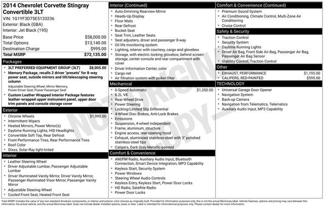 2014 Chevrolet Corvette Base - Photo 6