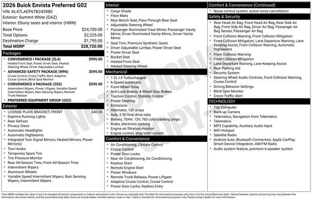 2026 Buick Envista Preferred - Photo 3