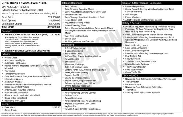 2026 Buick Envista's photo