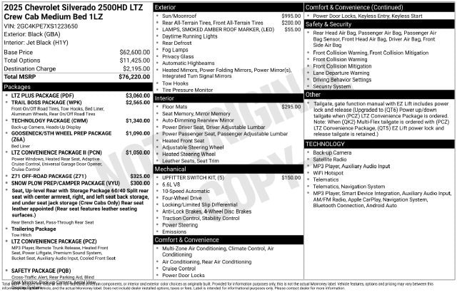 2025 Chevrolet Silverado 2500HD LTZ - Photo 6