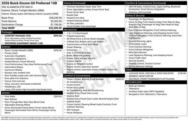 2026 Buick Encore GX Preferred - Photo 3