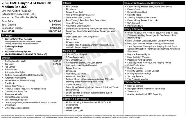 2026 GMC Canyon 4WD AT4 Crew Cab Short Box's photo