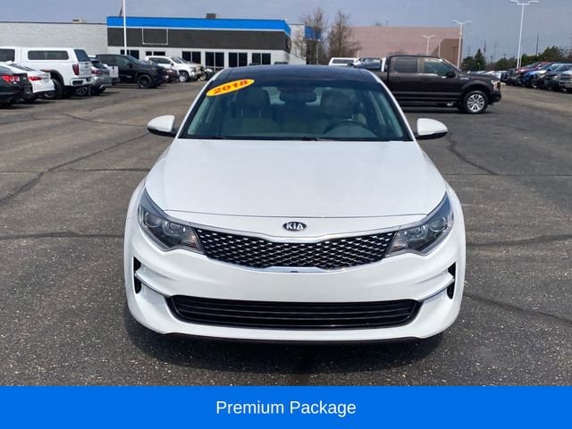 Used 2018 Kia Optima EX with VIN 5XXGU4L37JG246544 for sale in Flint Township, MI