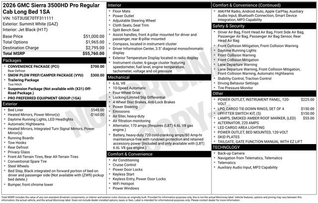 2026 GMC Sierra 4WD Regular Cab Long Box Pro's photo