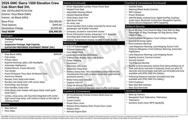 2026 GMC Sierra 1500 Elevation's photo