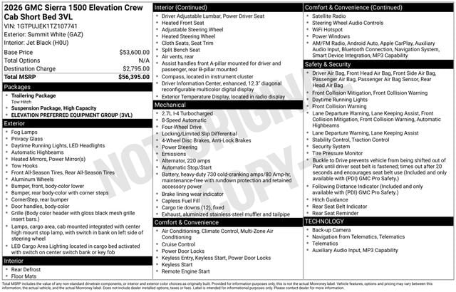 2026 GMC Sierra 1500 Elevation - Photo 6