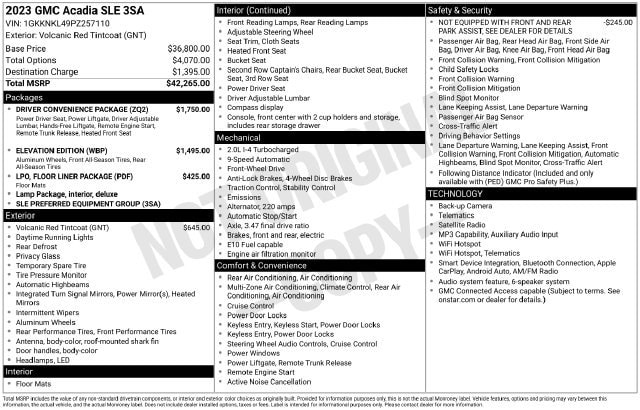2023 GMC Acadia SLE - Photo 6