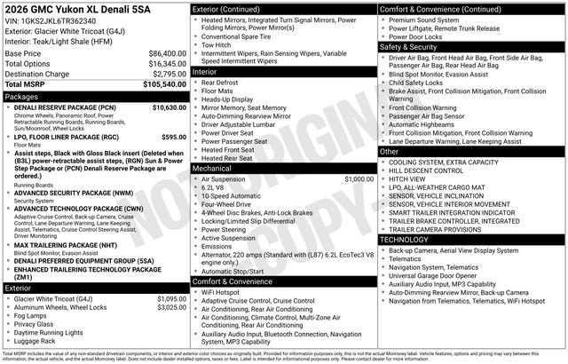 2026 GMC Yukon Denali AWD's photo
