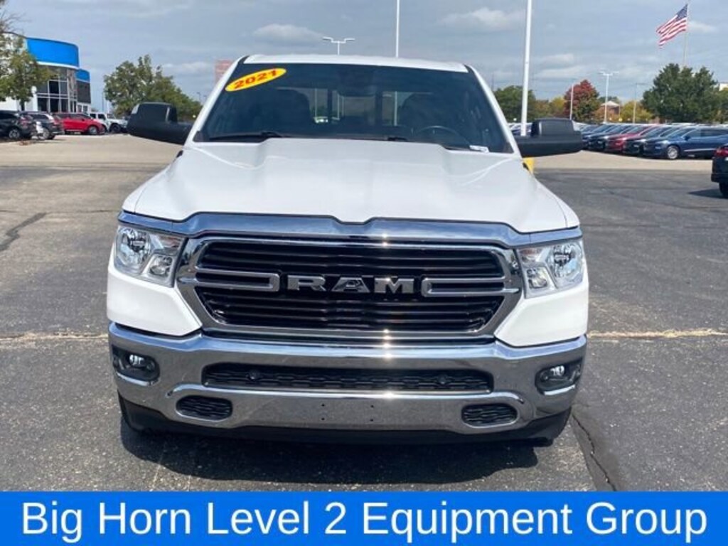 Used 2021 Ram 1500 Big Horn Crew Cab 4x4 57 Box Truck