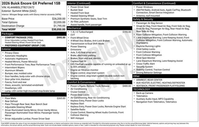 2026 Buick Encore GX Preferred's photo