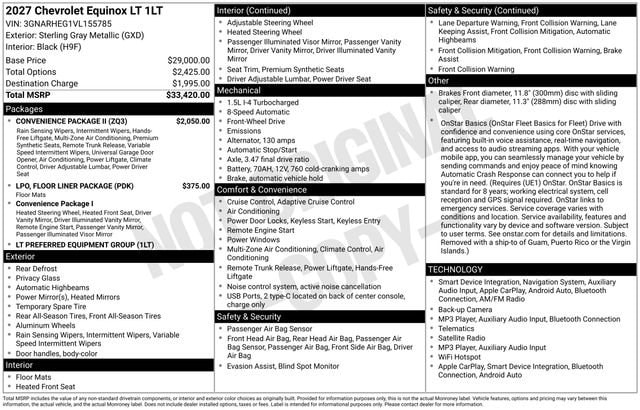 2027 Chevrolet Equinox LT - Photo 3
