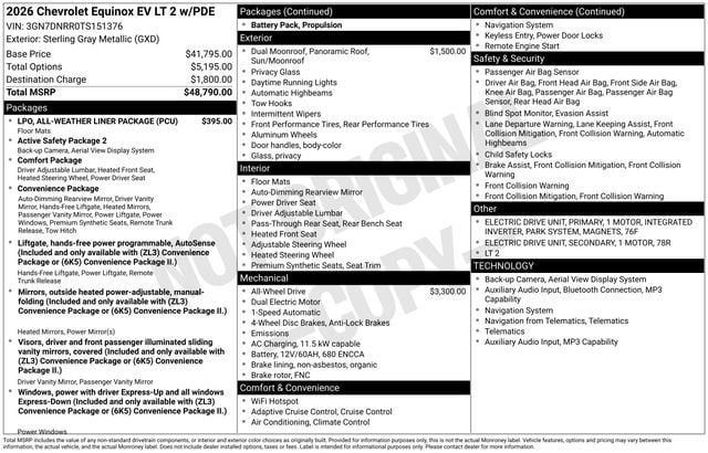 2026 Chevrolet Equinox EV 2LT eAWD's photo