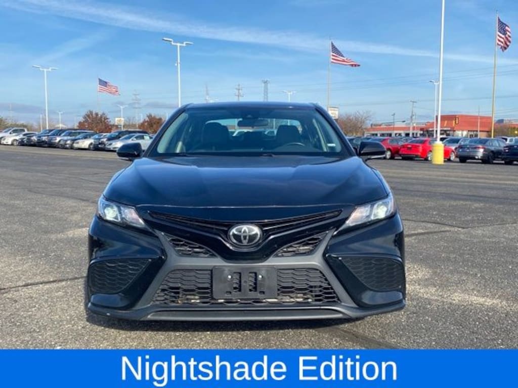 Used 2021 Toyota Camry SE Nightshade Sedan