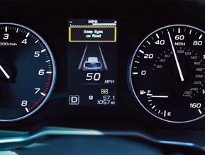 Subaru DriverFocus® Distraction Mitigation System