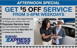 Get $5 OFF Service from 3-6PM Weekdays! Get $5 OFF Service from 3-6PM Weekdays!