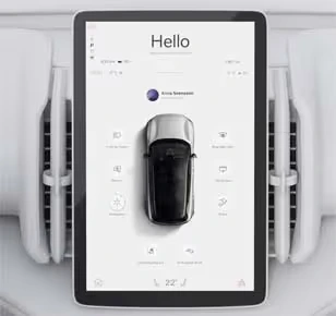 12.3-inch center display