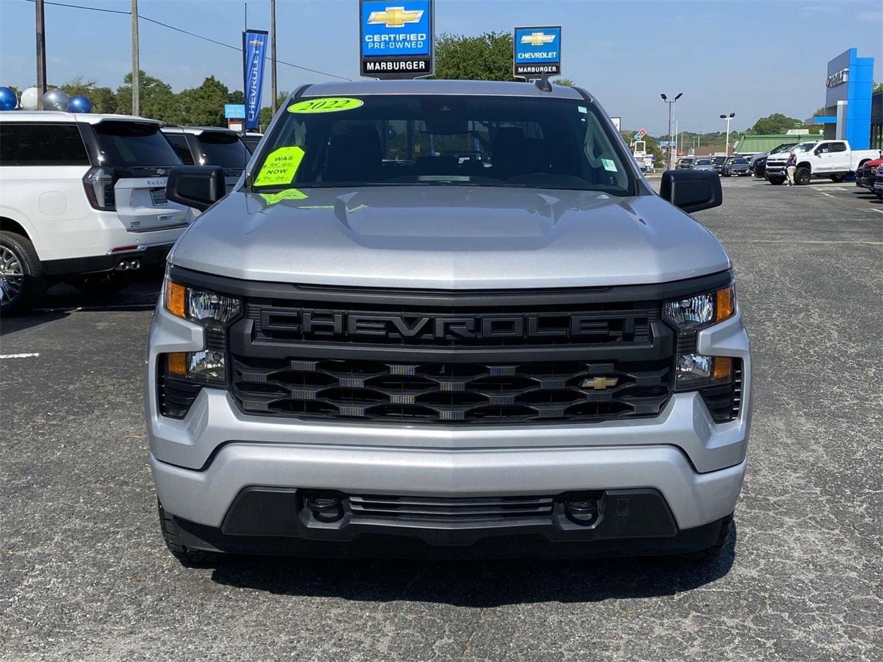Used 2022 Chevrolet Silverado 1500 Custom with VIN 3GCPABEKXNG503393 for sale in Shelby, NC