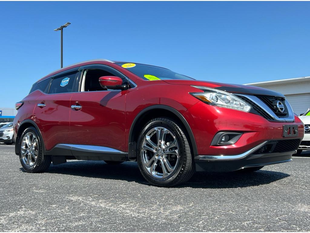 Used 2016 Nissan Murano Platinum with VIN 5N1AZ2MG7GN162990 for sale in Shelby, NC