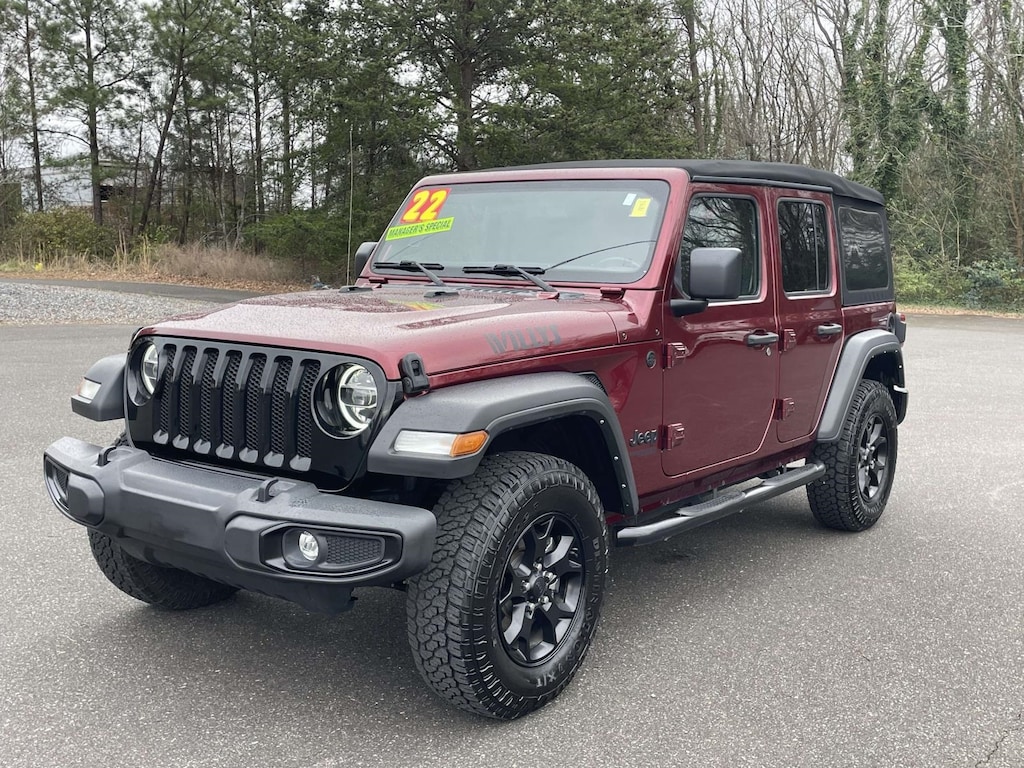 Used 2022 Jeep Wrangler Unlimited Willys SUV