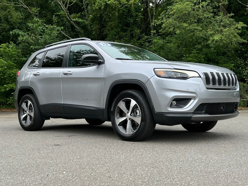 Used 2022 Jeep Cherokee Limited with VIN 1C4PJMDX1ND505460 for sale in Shelby, NC