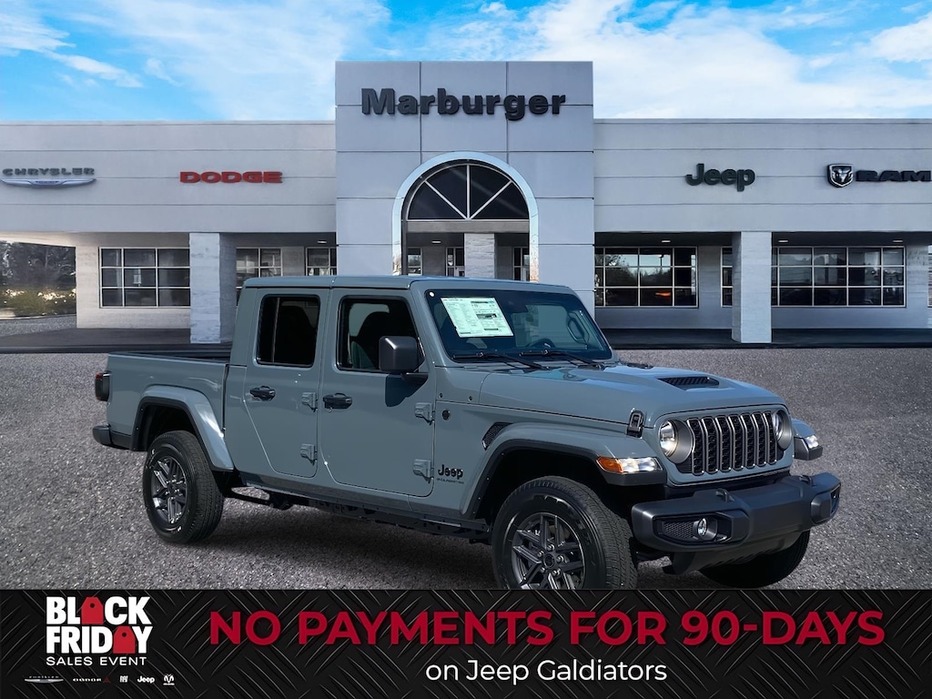 New 2025 Jeep Gladiator SPORT S 4X4 Pickup