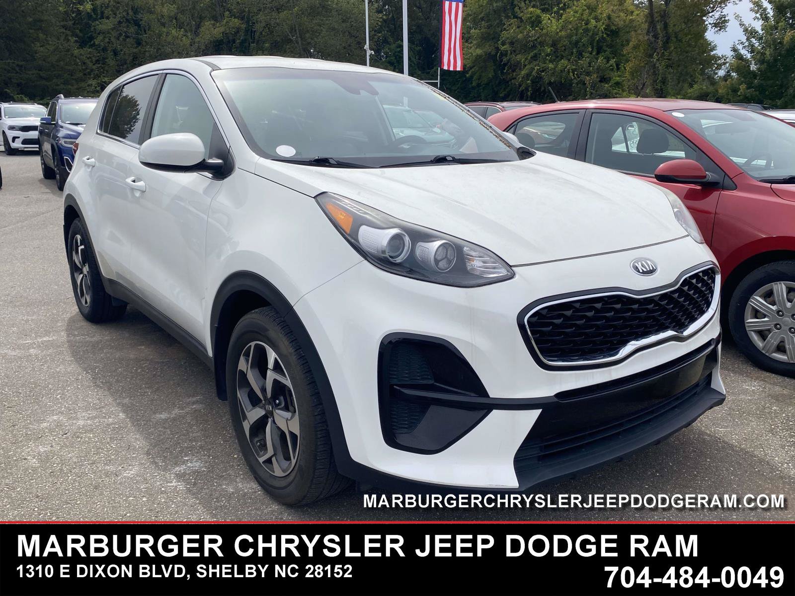 Used 2021 Kia Sportage LX with VIN KNDPM3AC3M7860338 for sale in Shelby, NC