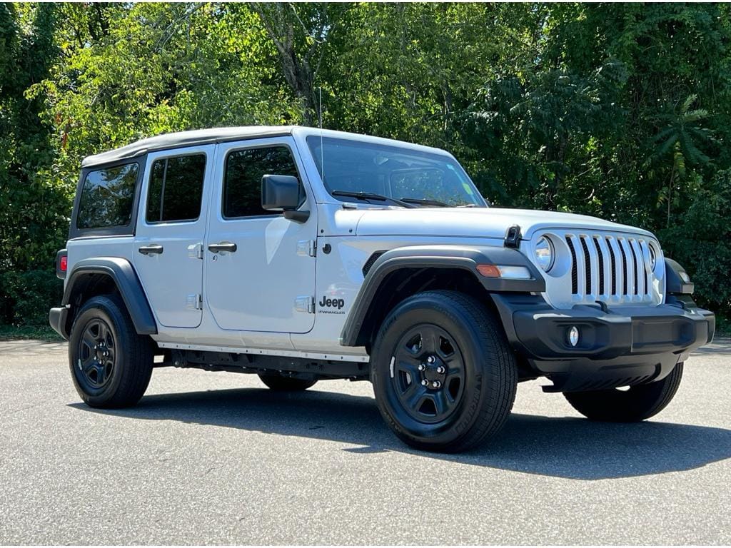 Used 2023 Jeep Wrangler 4-Door Sport with VIN 1C4HJXDG1PW616829 for sale in Shelby, NC