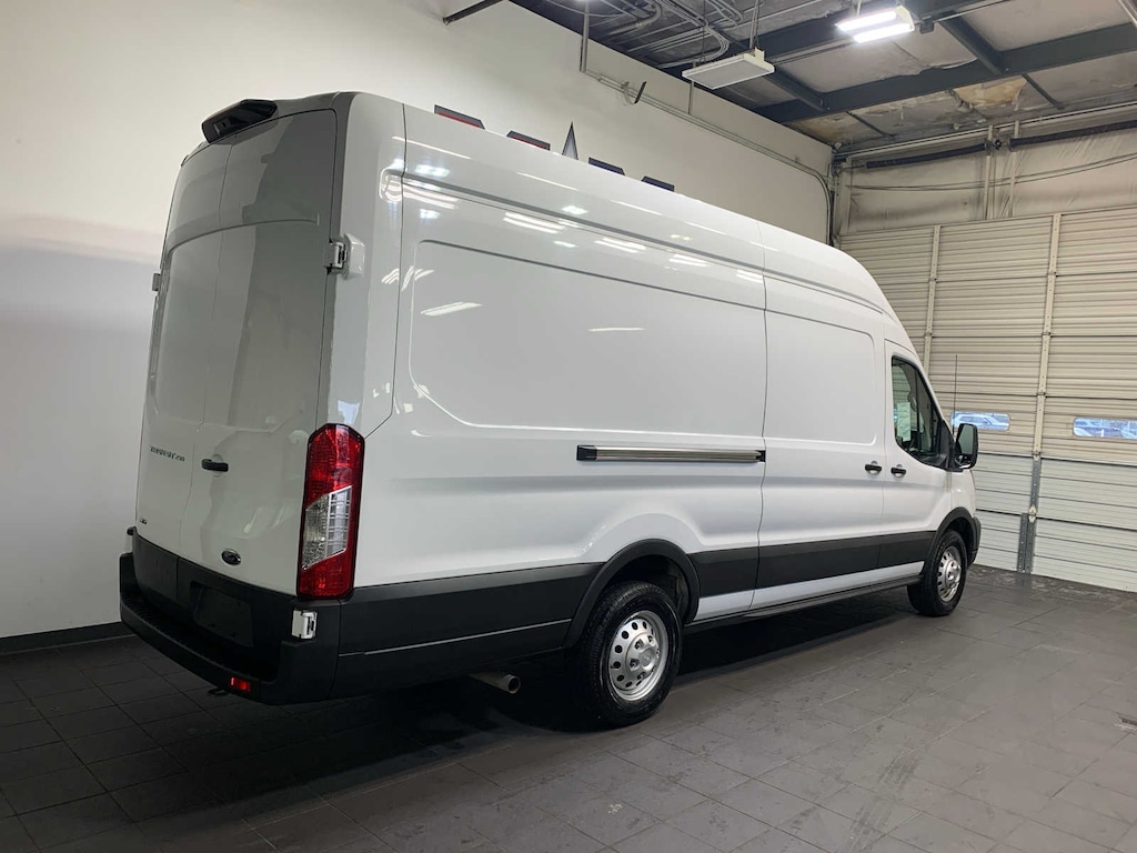 Used 2023 Ford Transit Cargo Van T-250 148 EL Hi Rf 9070 Gvwr AWD Van High Roof Ext. Van