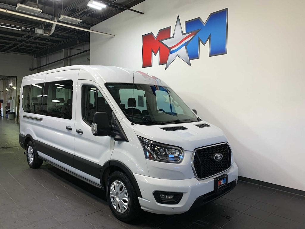 Used 2023 Ford Transit Passenger Wagon XL Wagon Medium Roof Van
