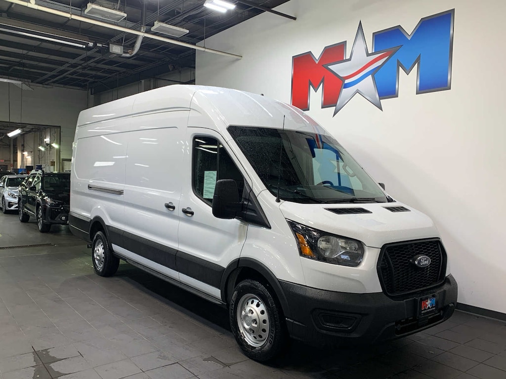 Used 2023 Ford Transit Cargo Van T-250 148 EL Hi Rf 9070 Gvwr AWD Van High Roof Ext. Van