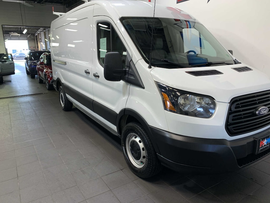 Used 2019 Ford Transit Van T-250 148 Med Rf 9000 Gvwr Sliding RH Dr Van Medium Roof Cargo Van