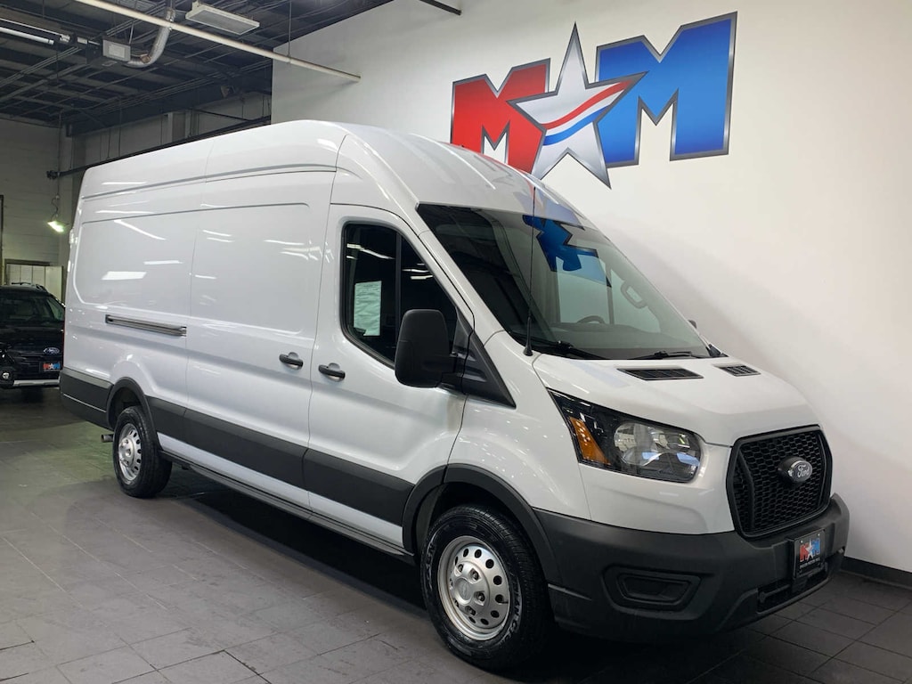 Used 2023 Ford Transit Cargo Van T-250 148 EL Hi Rf 9070 Gvwr AWD Van High Roof Ext. Van