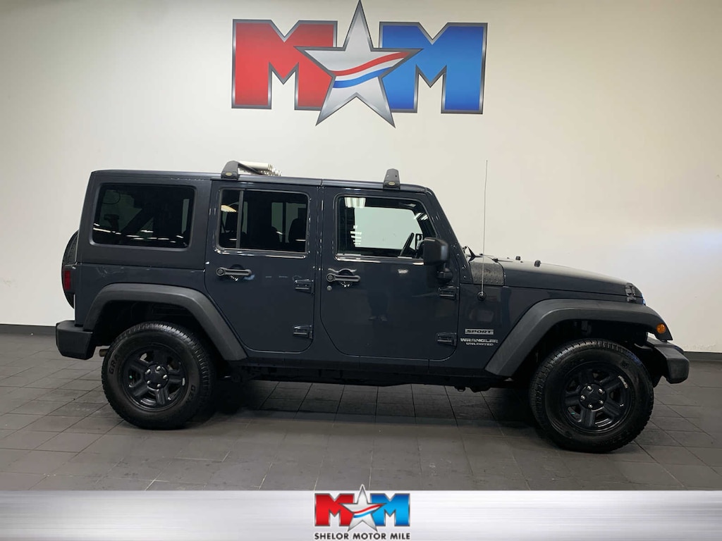 Used 2017 Jeep Wrangler JK Unlimited Sport 4x4 SUV