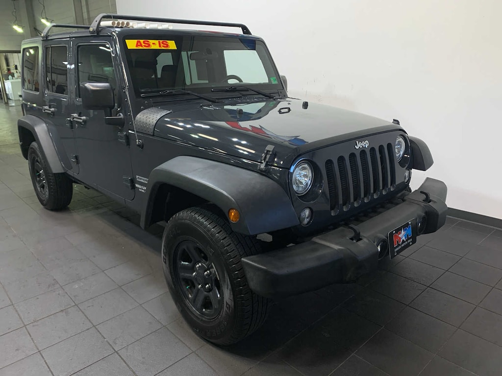 Used 2017 Jeep Wrangler JK Unlimited Sport 4x4 SUV