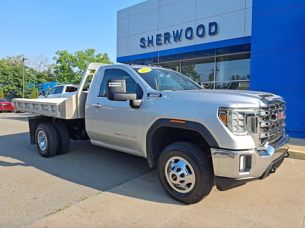 Used 2022 GMC Sierra 3500HD CC SLE Regular Cab Chassis-Cab