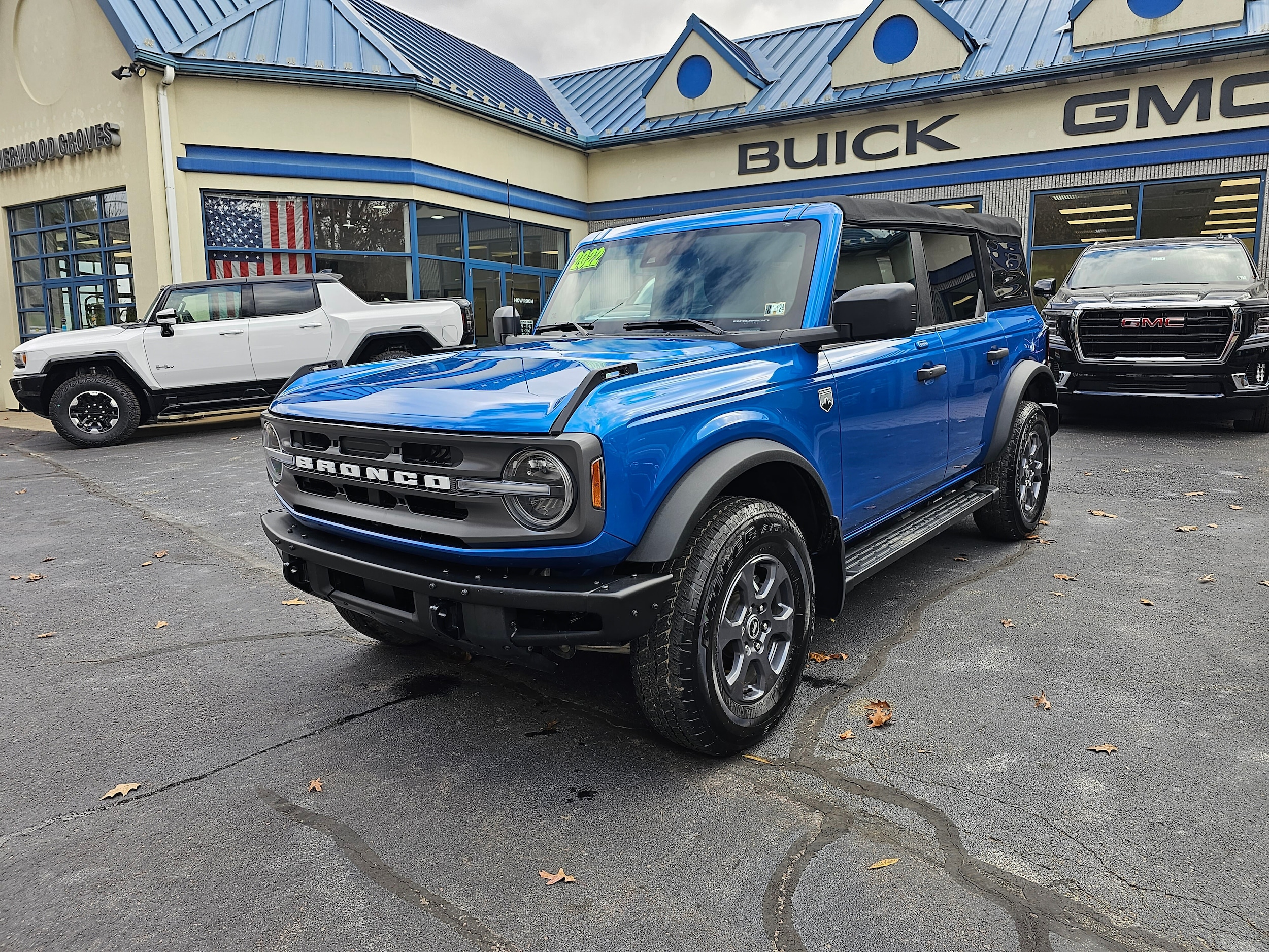 Used 2022 Ford Bronco 4-Door Big Bend with VIN 1FMDE5BH0NLB11068 for sale in Towanda, PA