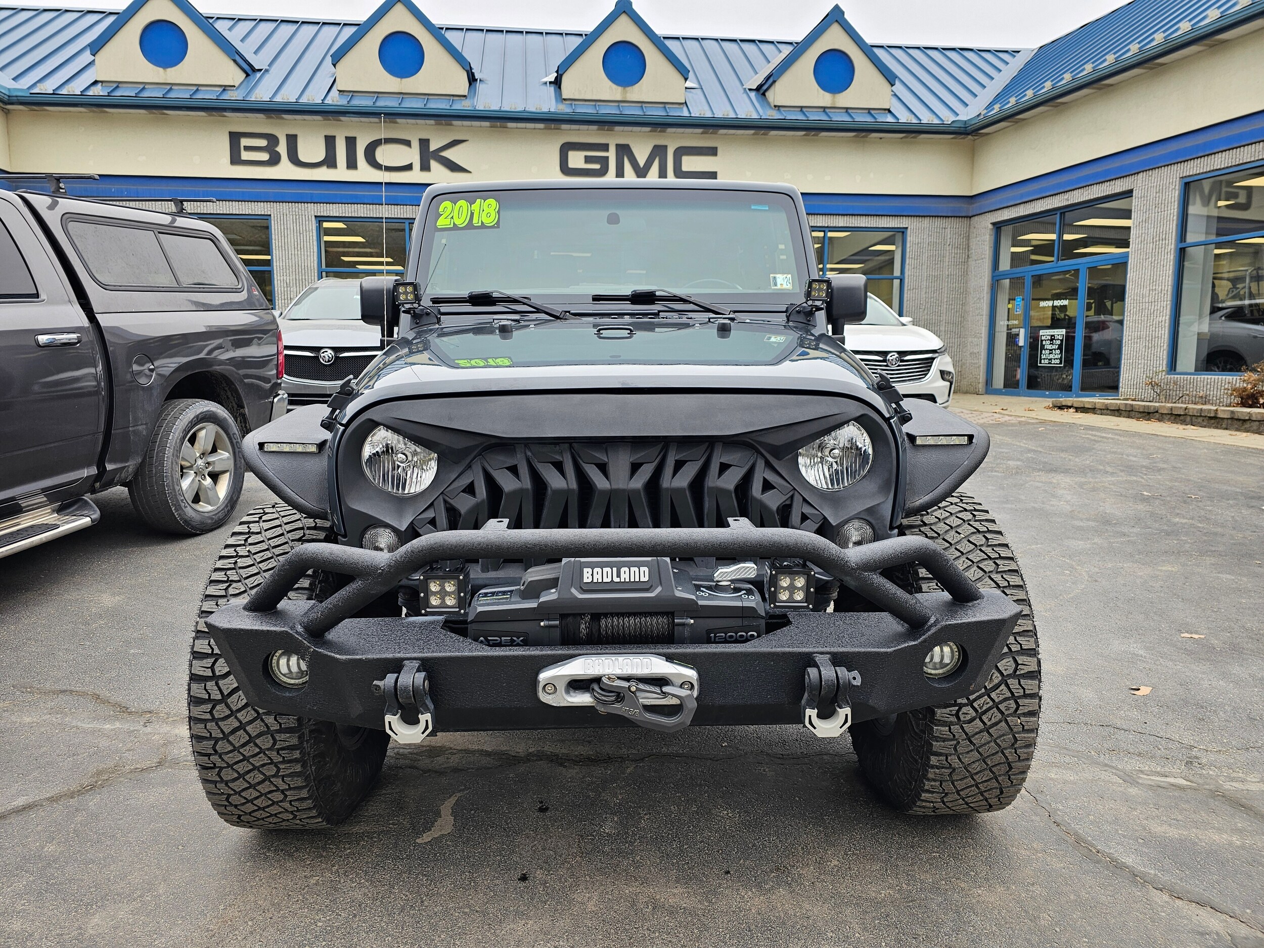 Used 2018 Jeep Wrangler JK Willys Wheeler with VIN 1C4AJWAG7JL908980 for sale in Towanda, PA