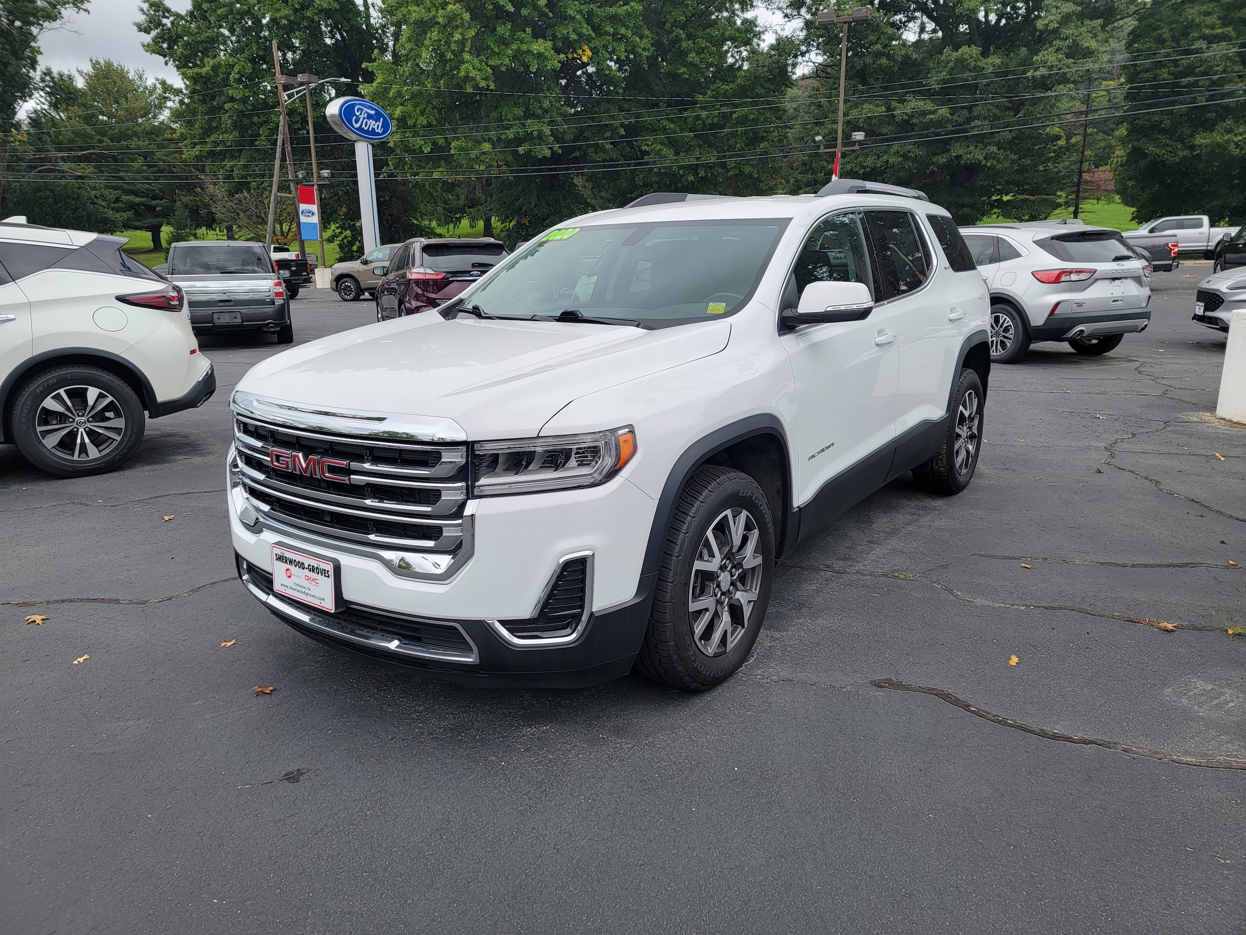 Used 2020 GMC Acadia SLE with VIN 1GKKNRLS9LZ121819 for sale in Towanda, PA