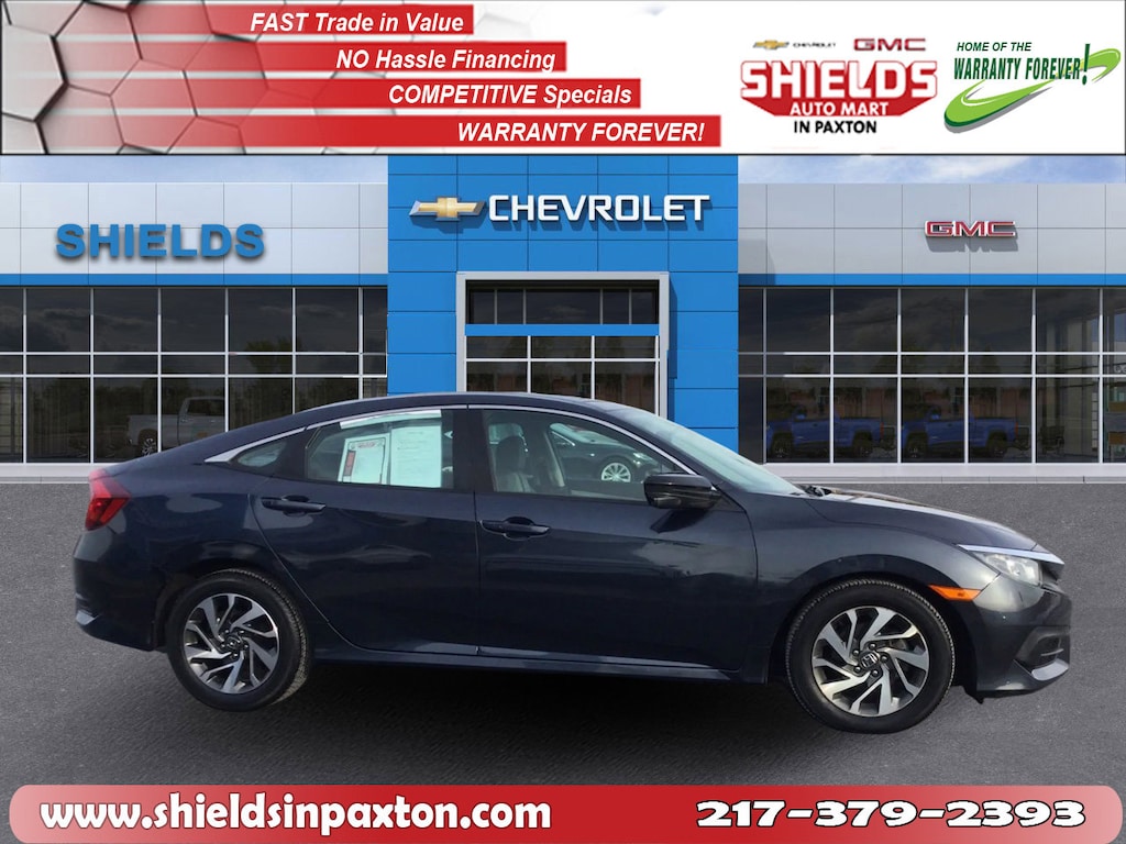 Used 2017 Honda Civic EX Sedan