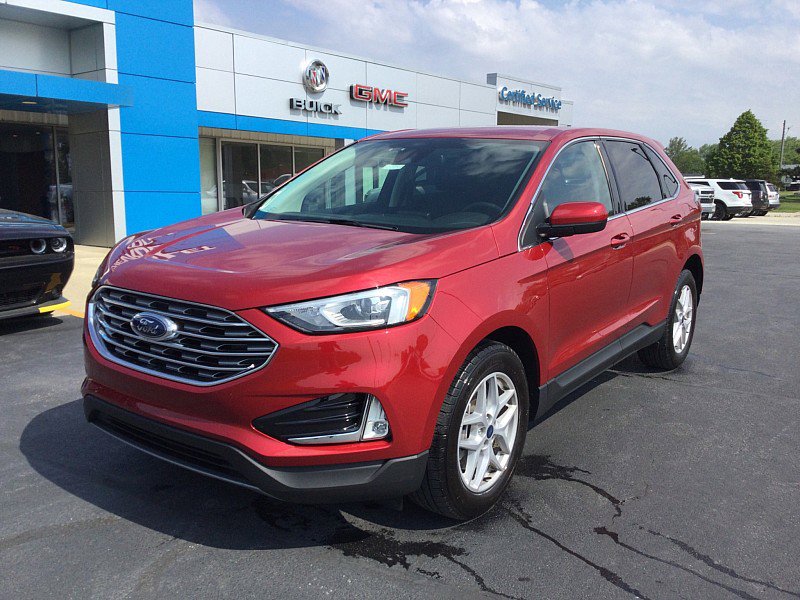 Used 2021 Ford Edge SEL with VIN 2FMPK4J91MBA39659 for sale in Paxton, IL