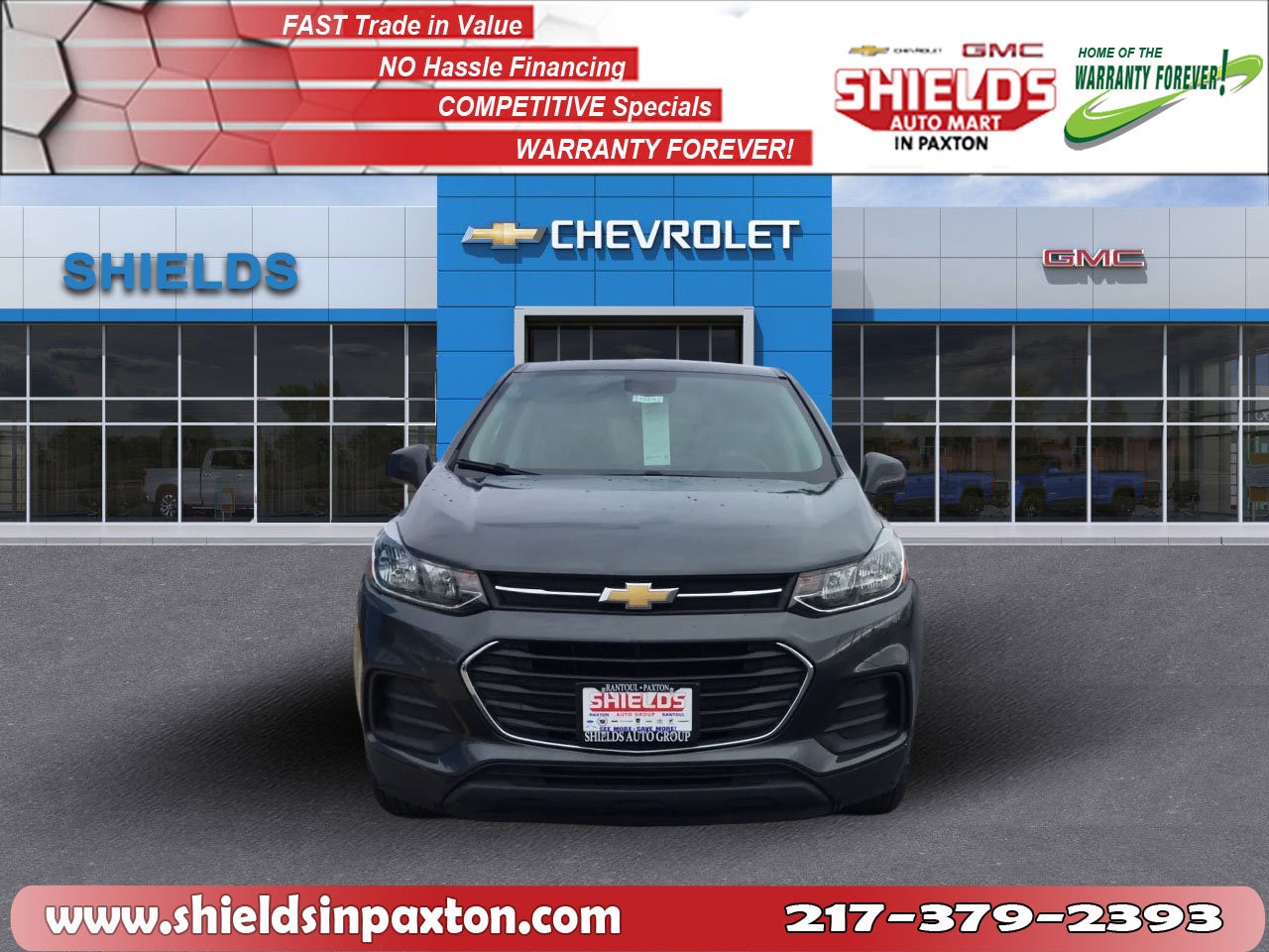 Used 2020 Chevrolet Trax LS with VIN 3GNCJKSBXLL125090 for sale in Paxton, IL