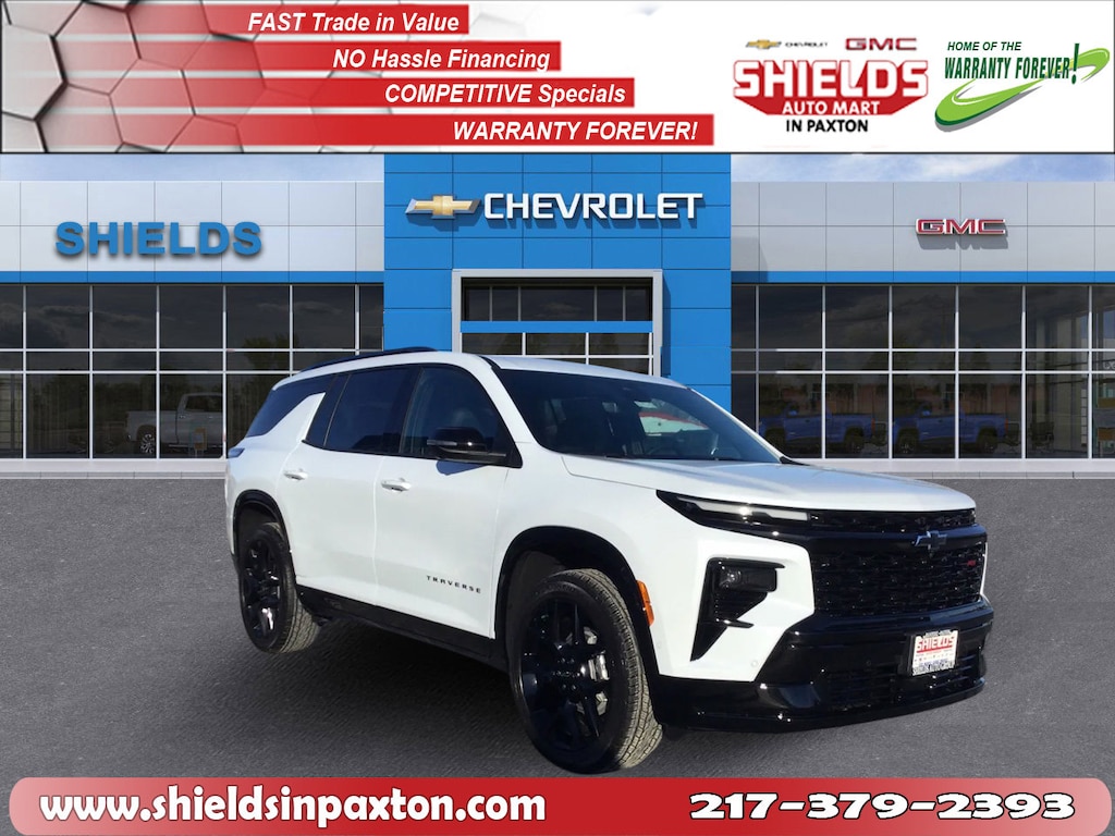 New 2026 Chevrolet Traverse RS SUV